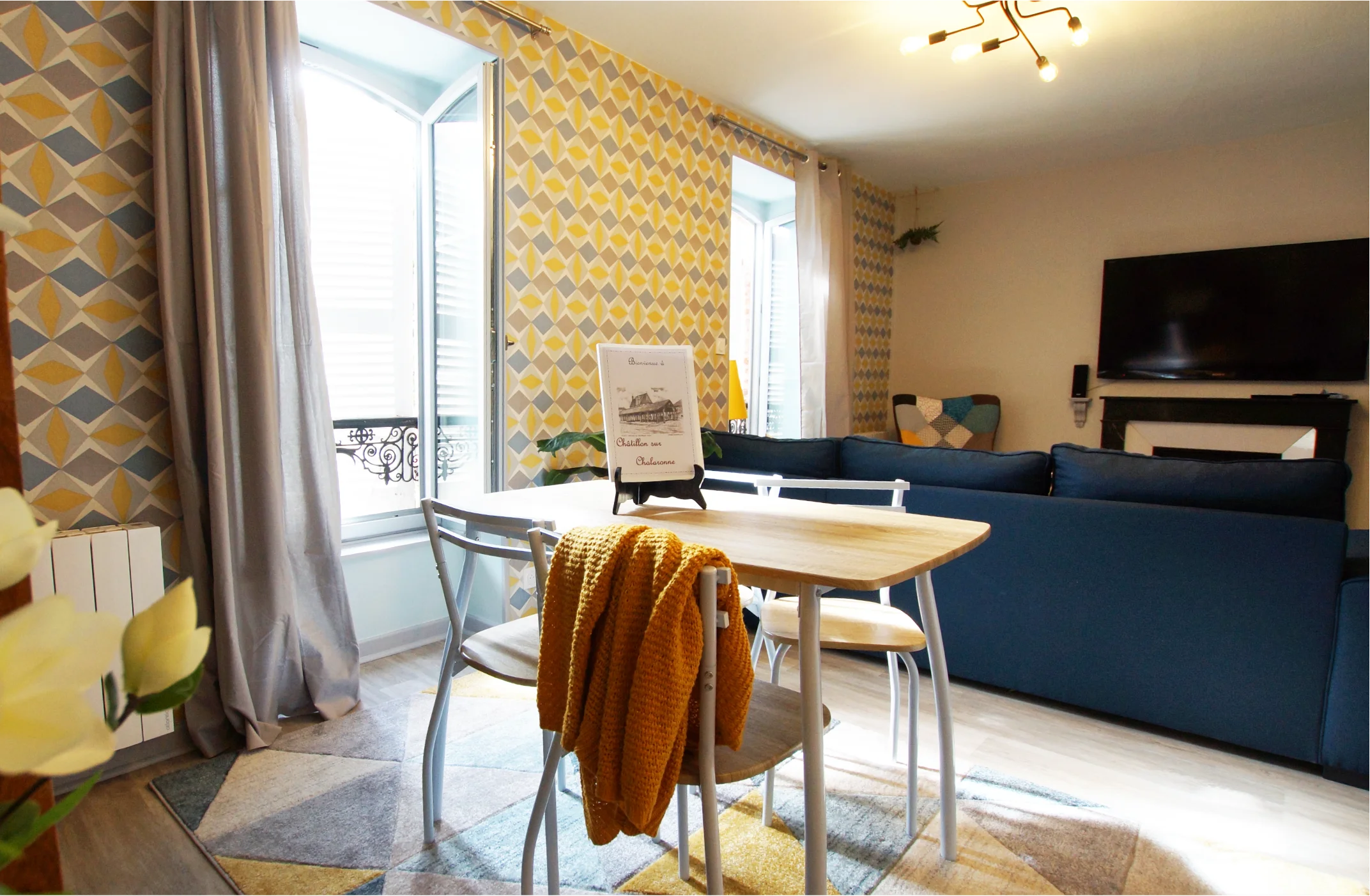 Pièce de vie de L'@ppart'