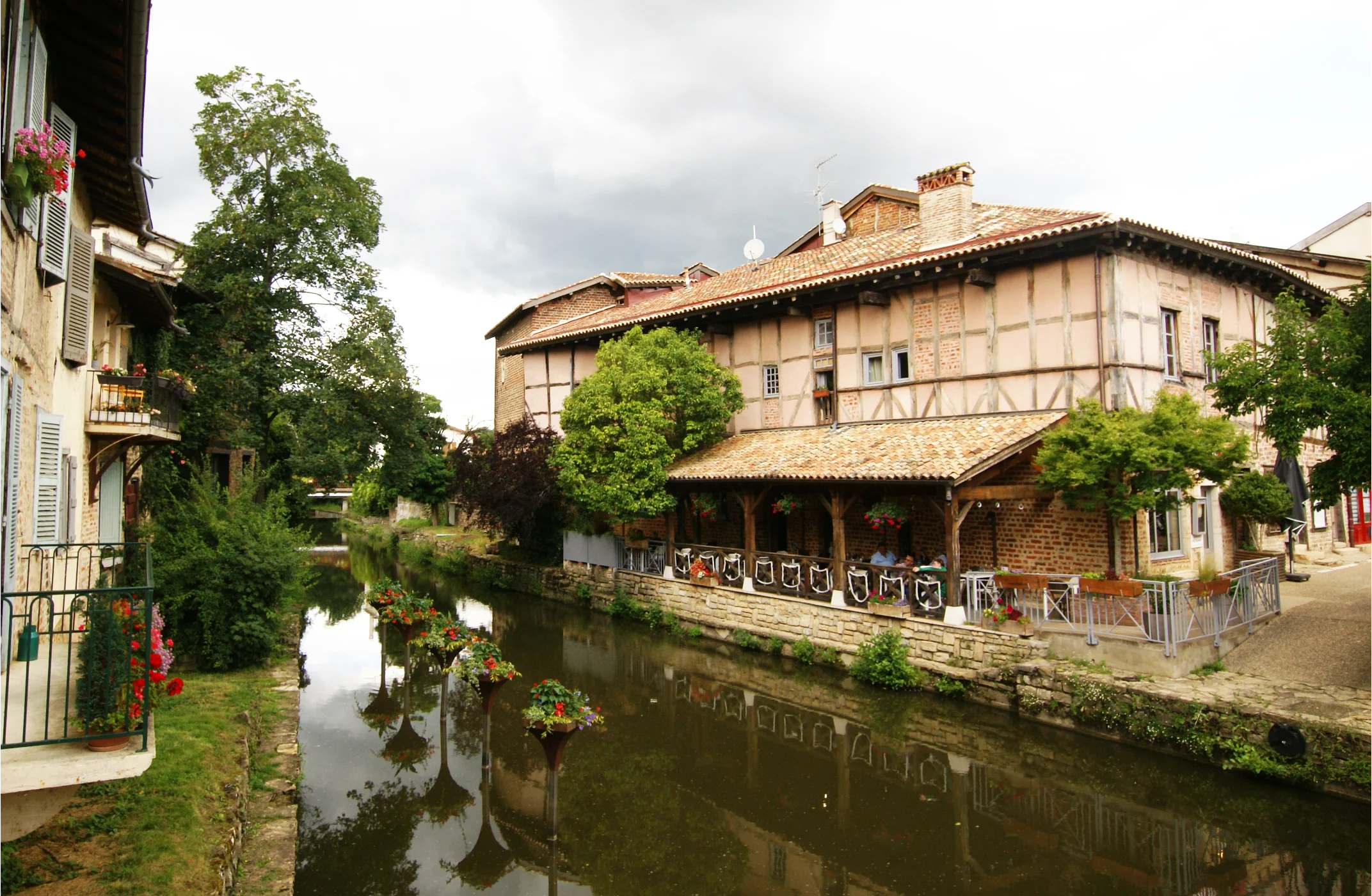 Vue du centre ville de Châtillon-sur-Chalaronne